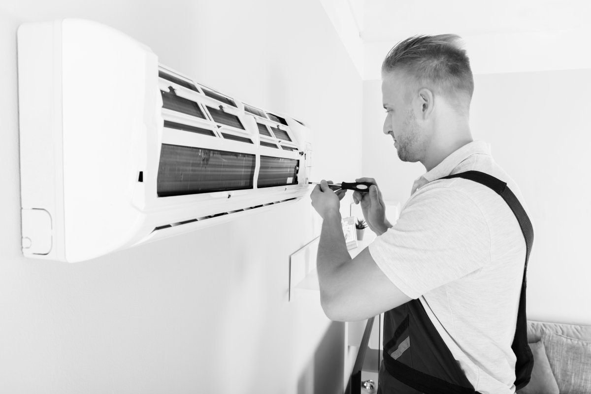 Airco schoonmaken cover